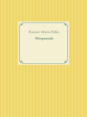 cover image of Worpswede